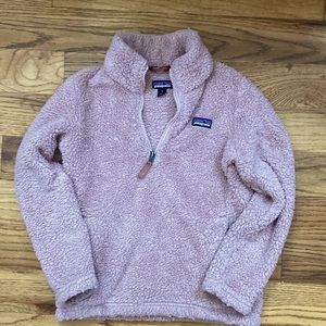 Patagonia kids pullover Sherpa jacket